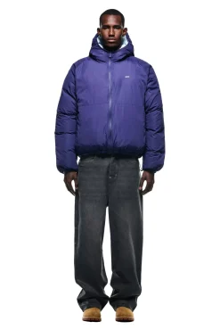 REVERSIBLE PUFFER JACKET BLUE