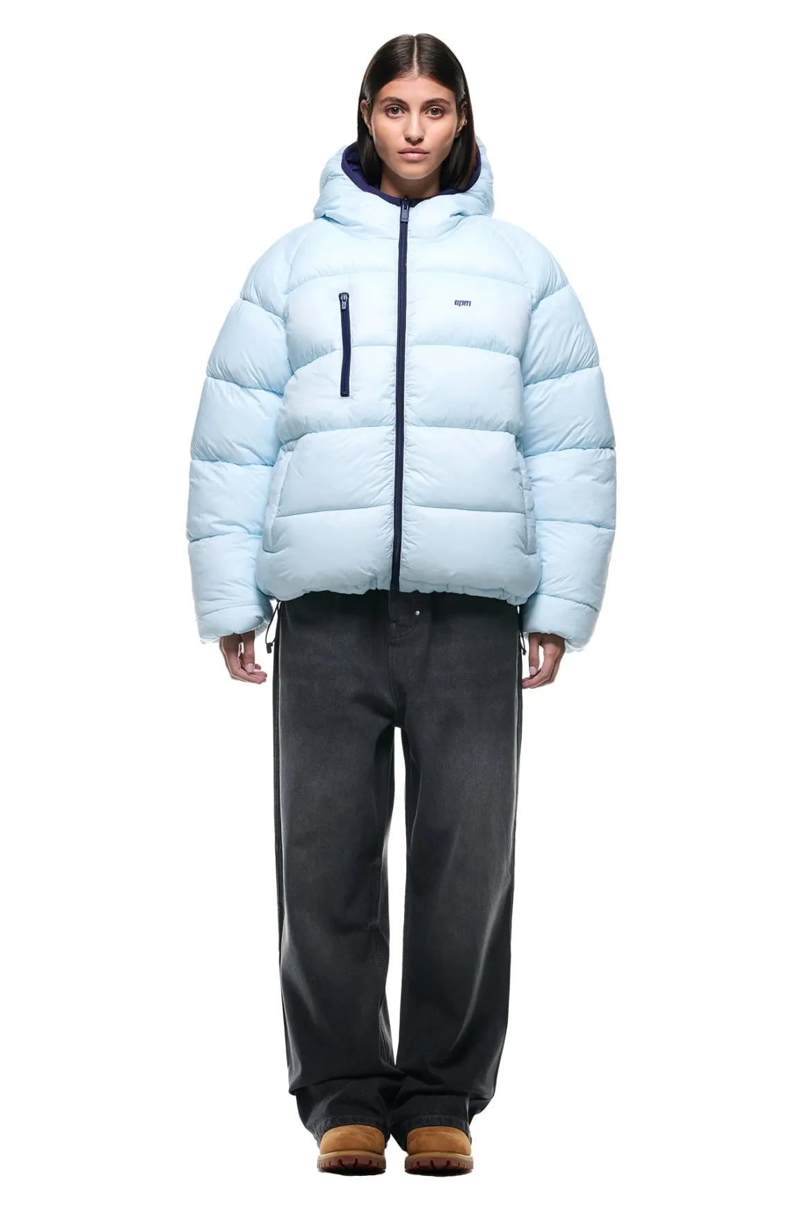 REVERSIBLE PUFFER JACKET BLUE