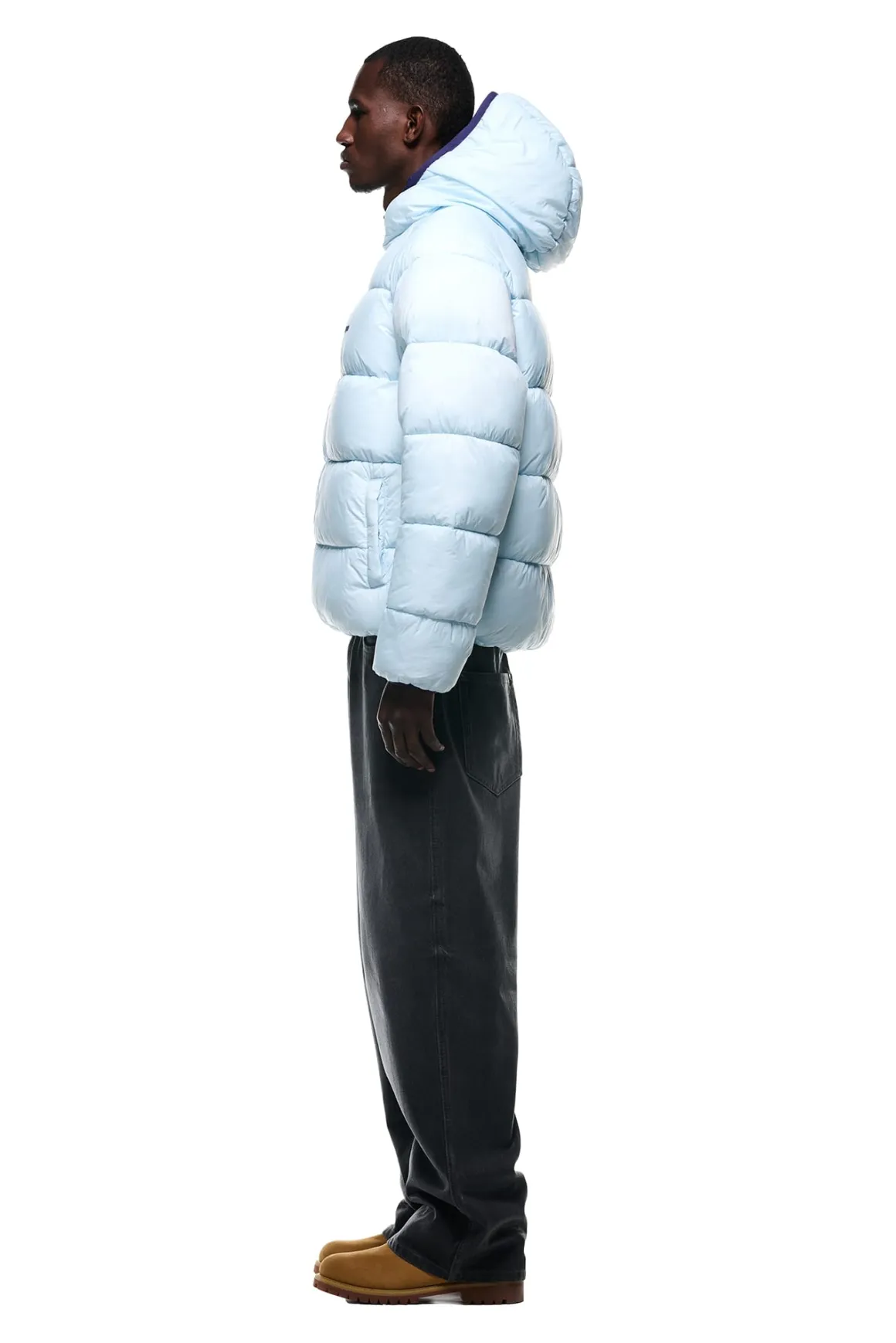 REVERSIBLE PUFFER JACKET BLUE