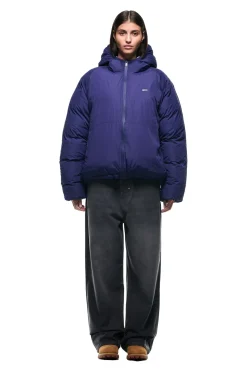 REVERSIBLE PUFFER JACKET BLUE