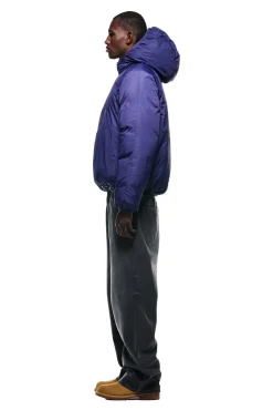 REVERSIBLE PUFFER JACKET BLUE