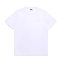 RIBBED SLIM FIT TEE WHITE