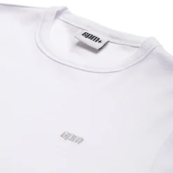 RIBBED SLIM FIT TEE WHITE