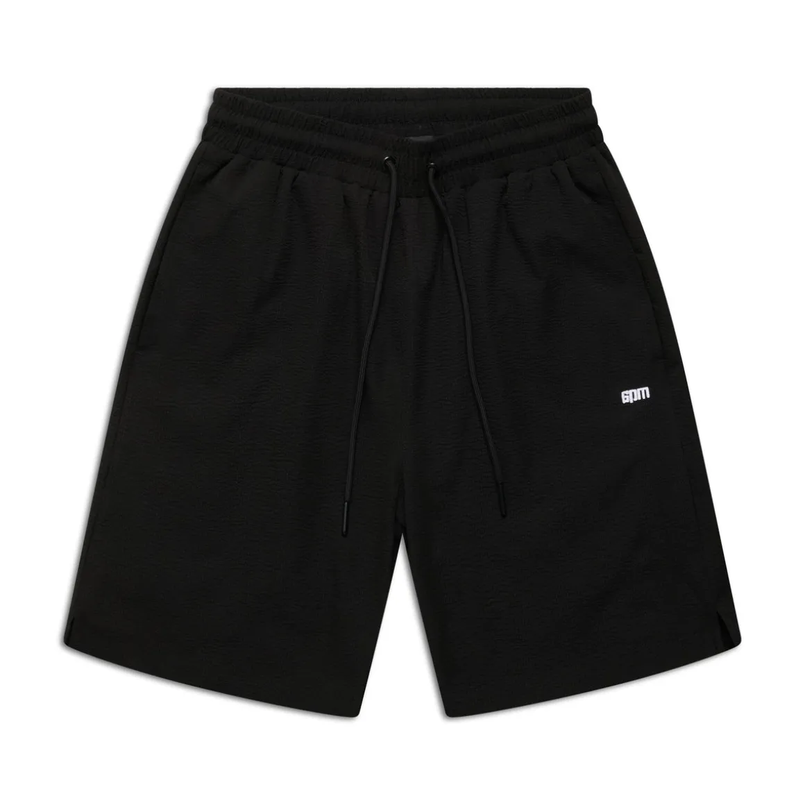 SEERSUCKER SWIM SHORTS BLACK