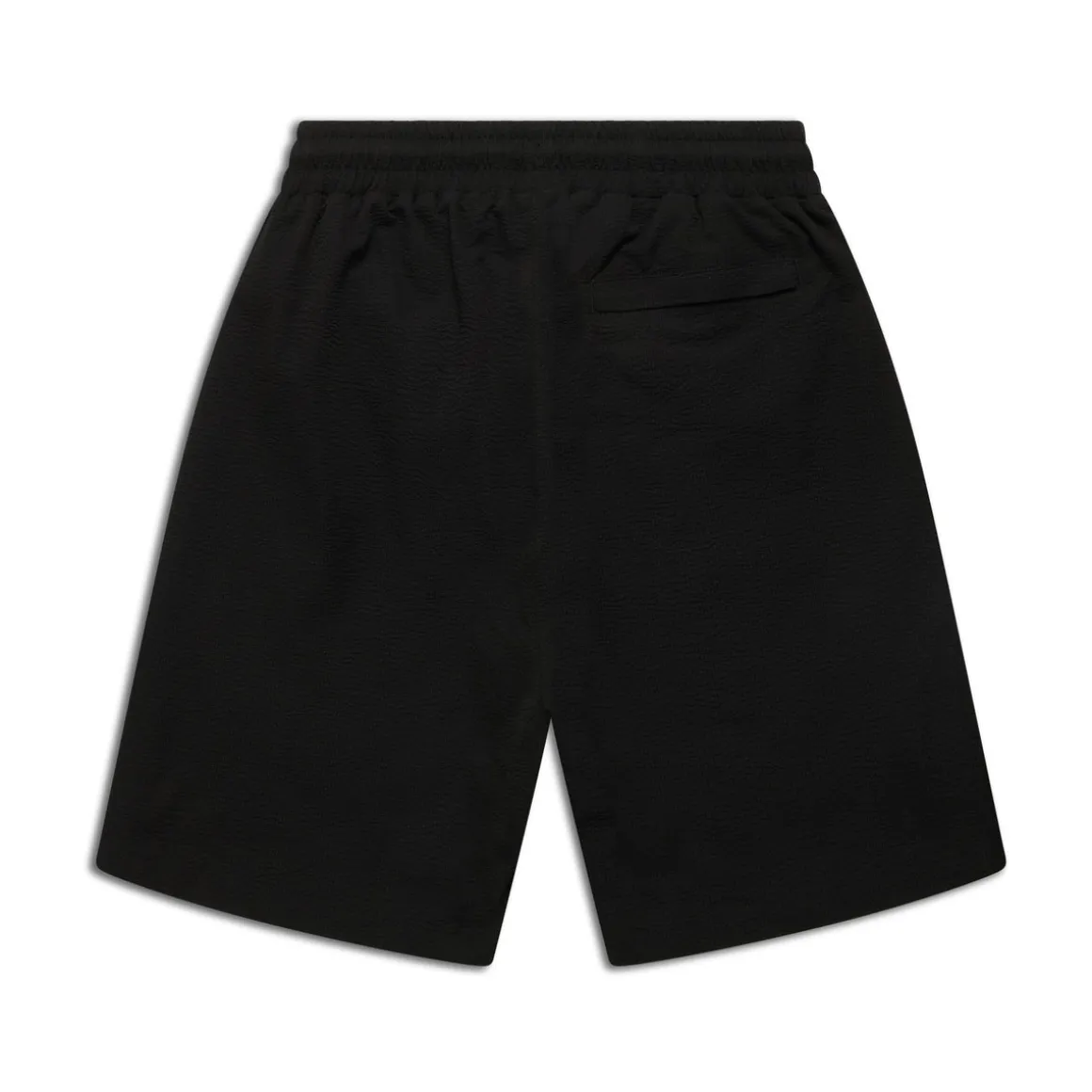 SEERSUCKER SWIM SHORTS BLACK