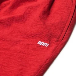SEERSUCKER SWIM SHORTS CHERRY BONBON