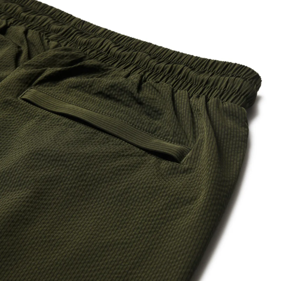 SEERSUCKER SWIM SHORTS FOREST NIGHT