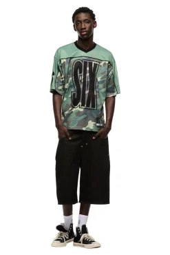 SIX MESH JERSEY PASTEL OLIVE