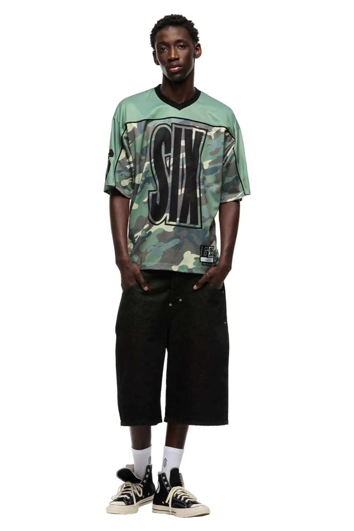 SIX MESH JERSEY PASTEL OLIVE