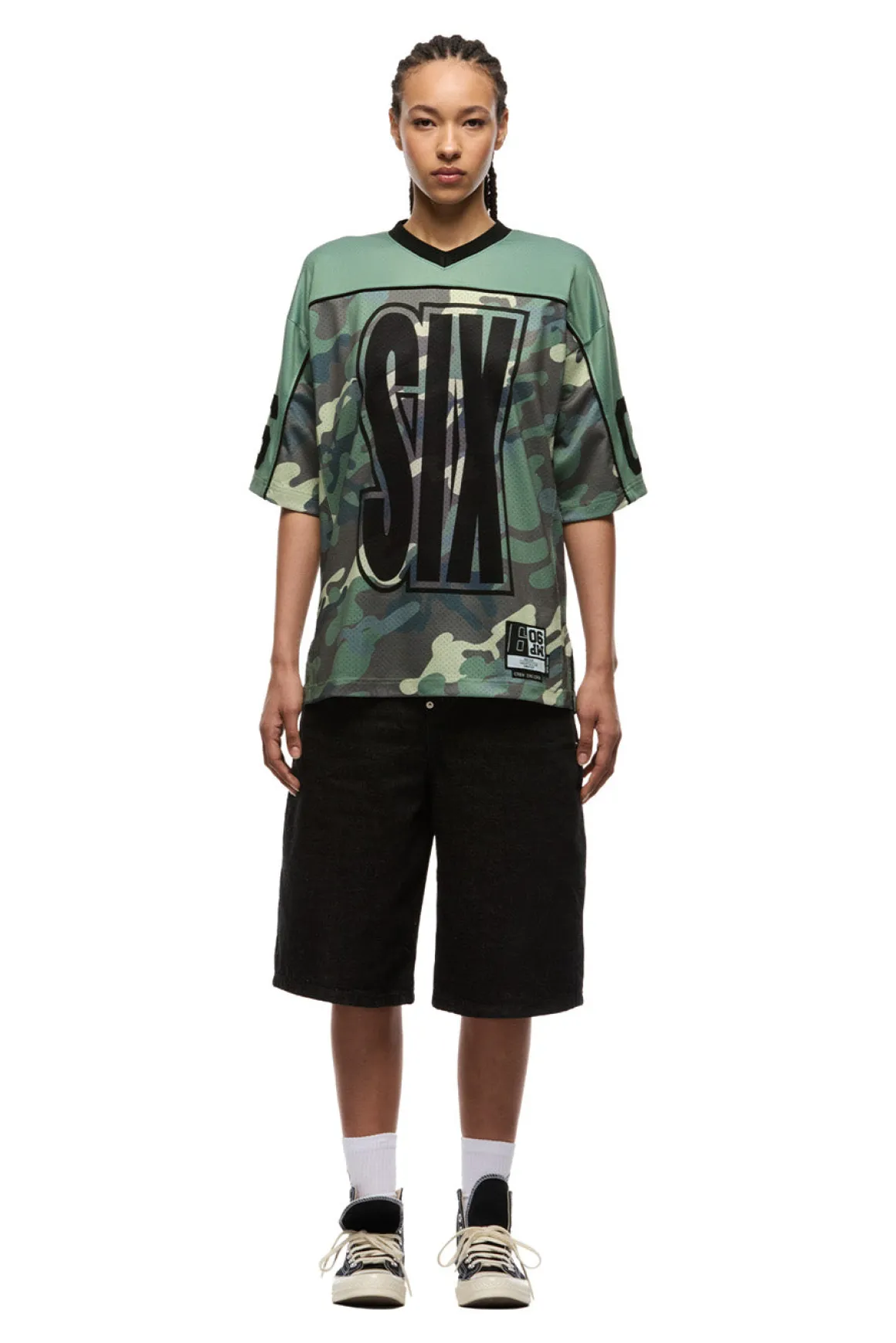 SIX MESH JERSEY PASTEL OLIVE