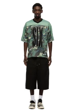 SIX MESH JERSEY PASTEL OLIVE