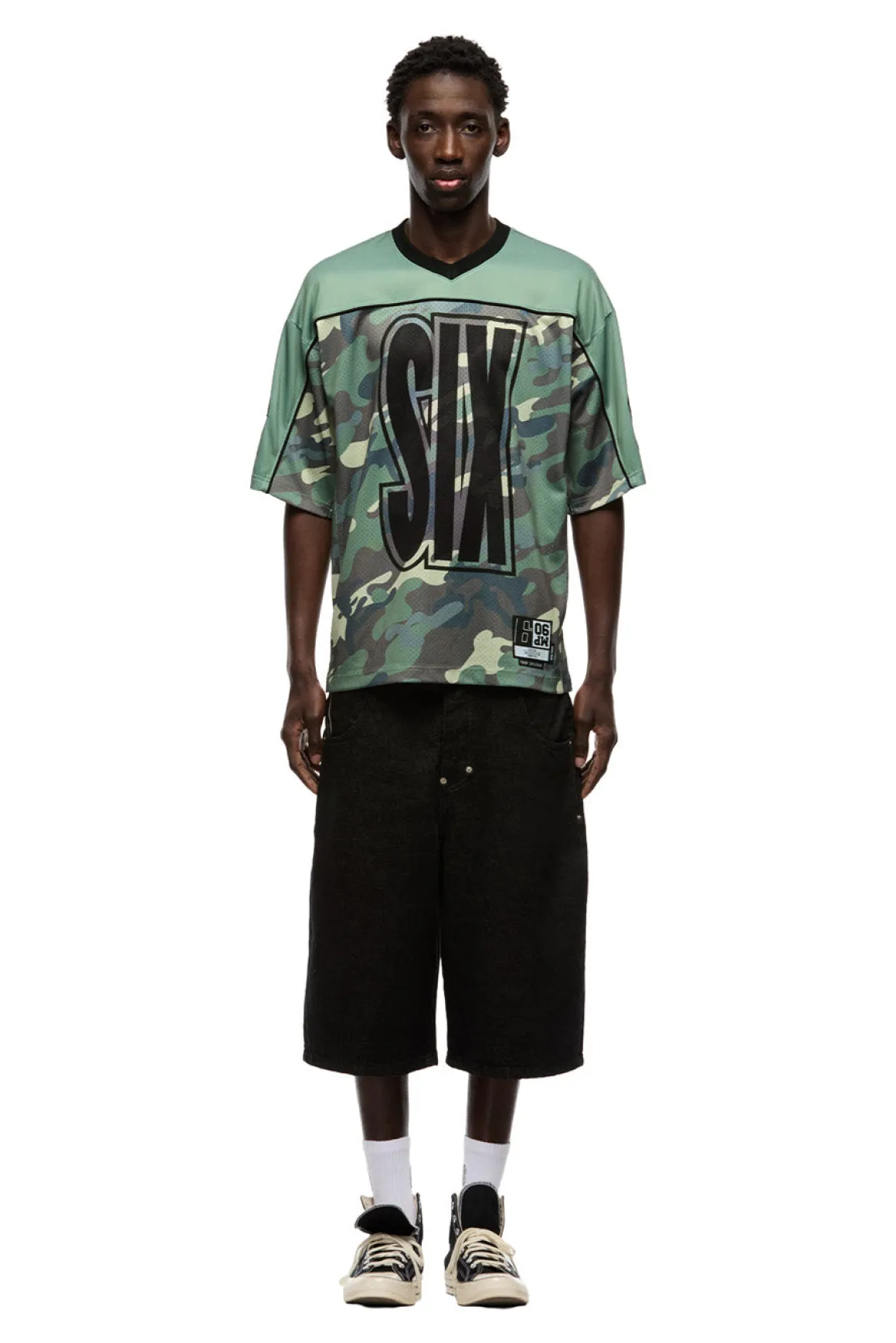SIX MESH JERSEY PASTEL OLIVE