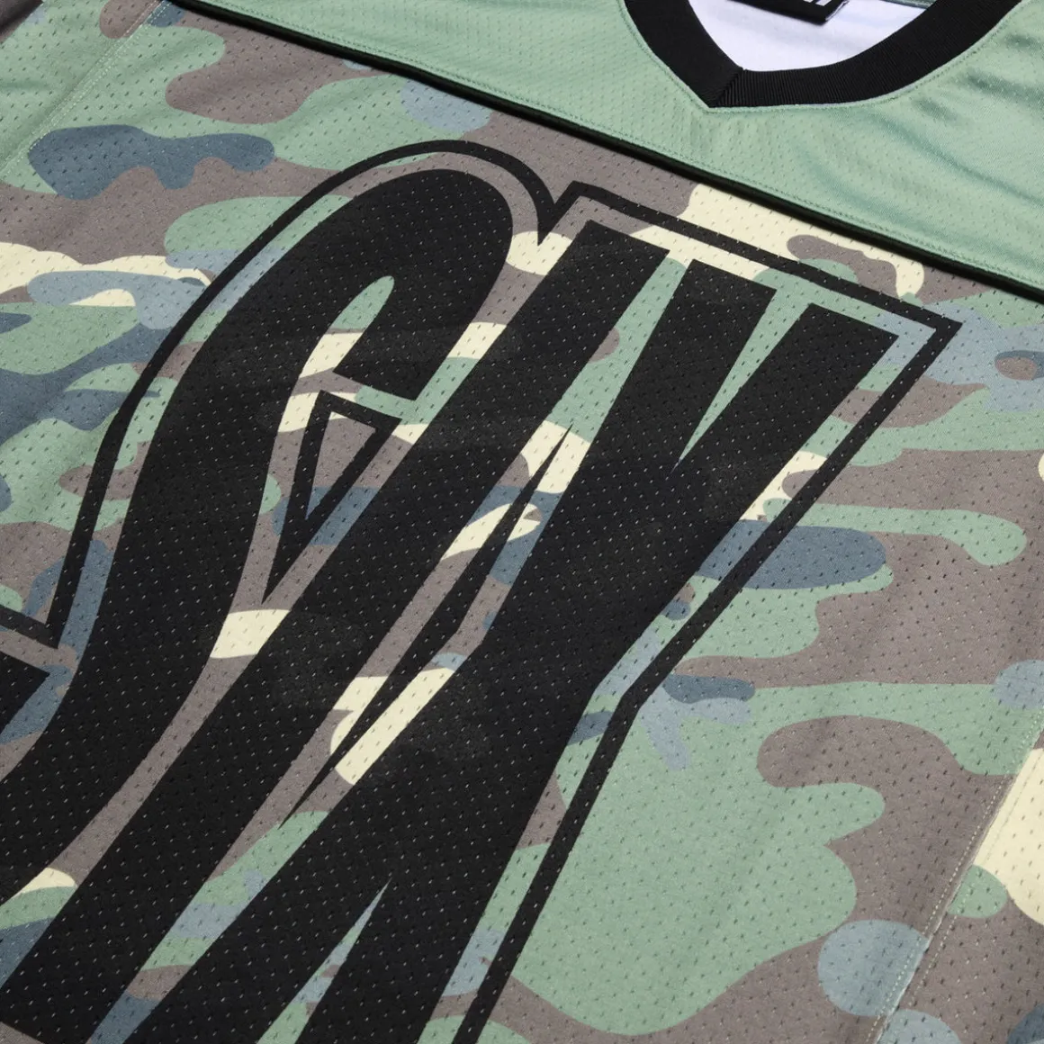 SIX MESH JERSEY PASTEL OLIVE