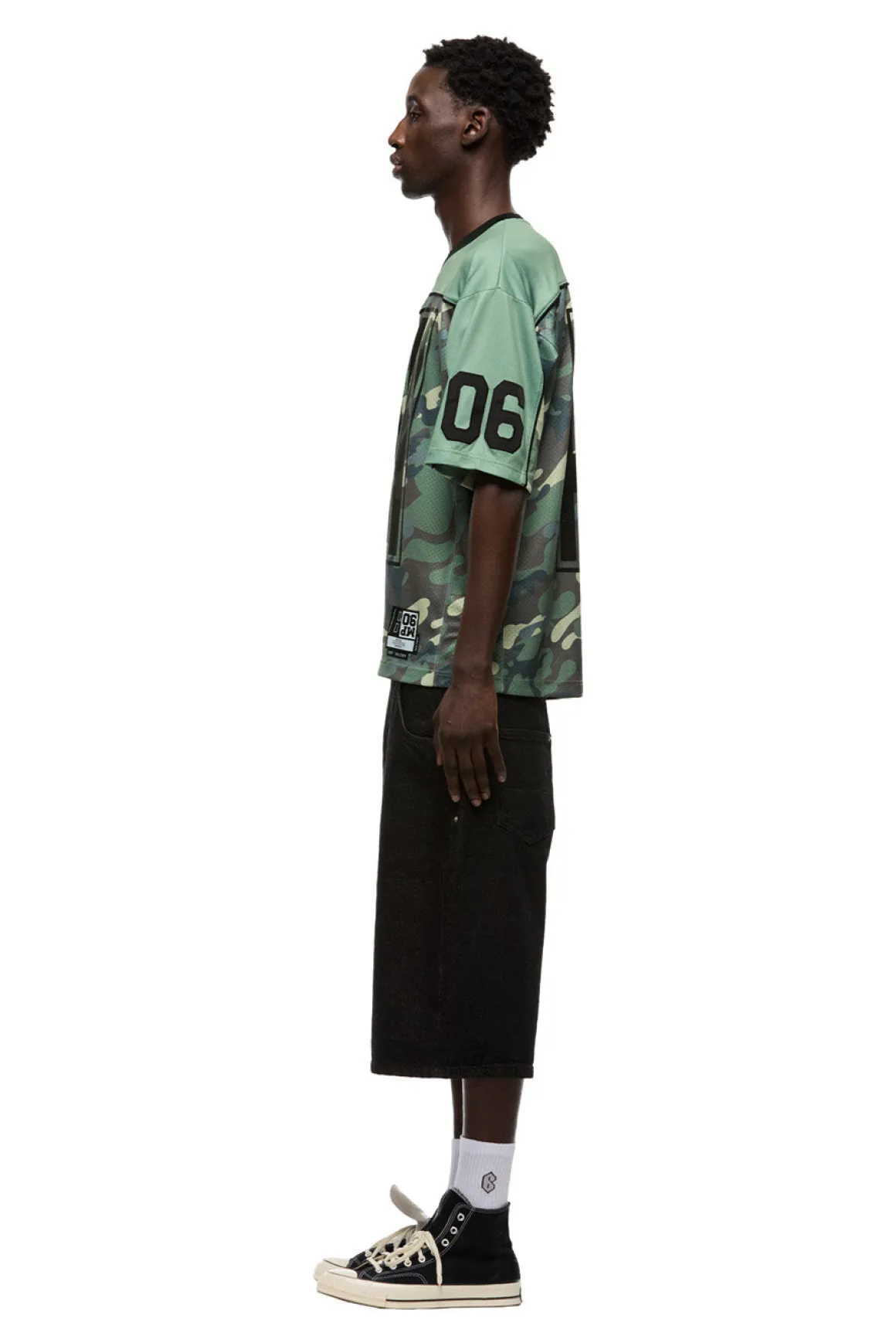 SIX MESH JERSEY PASTEL OLIVE