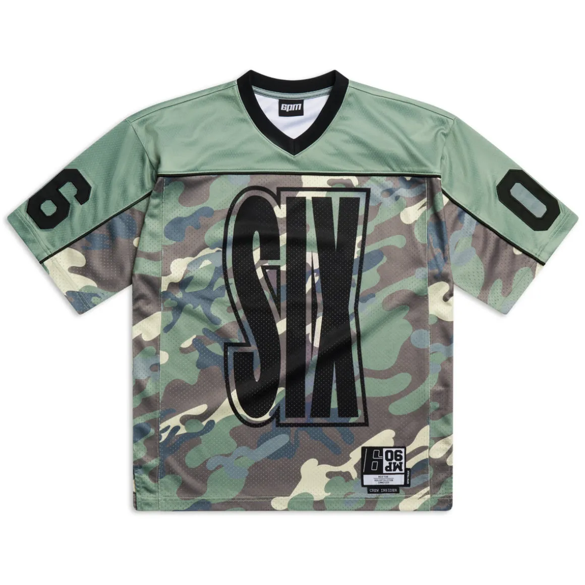 SIX MESH JERSEY PASTEL OLIVE