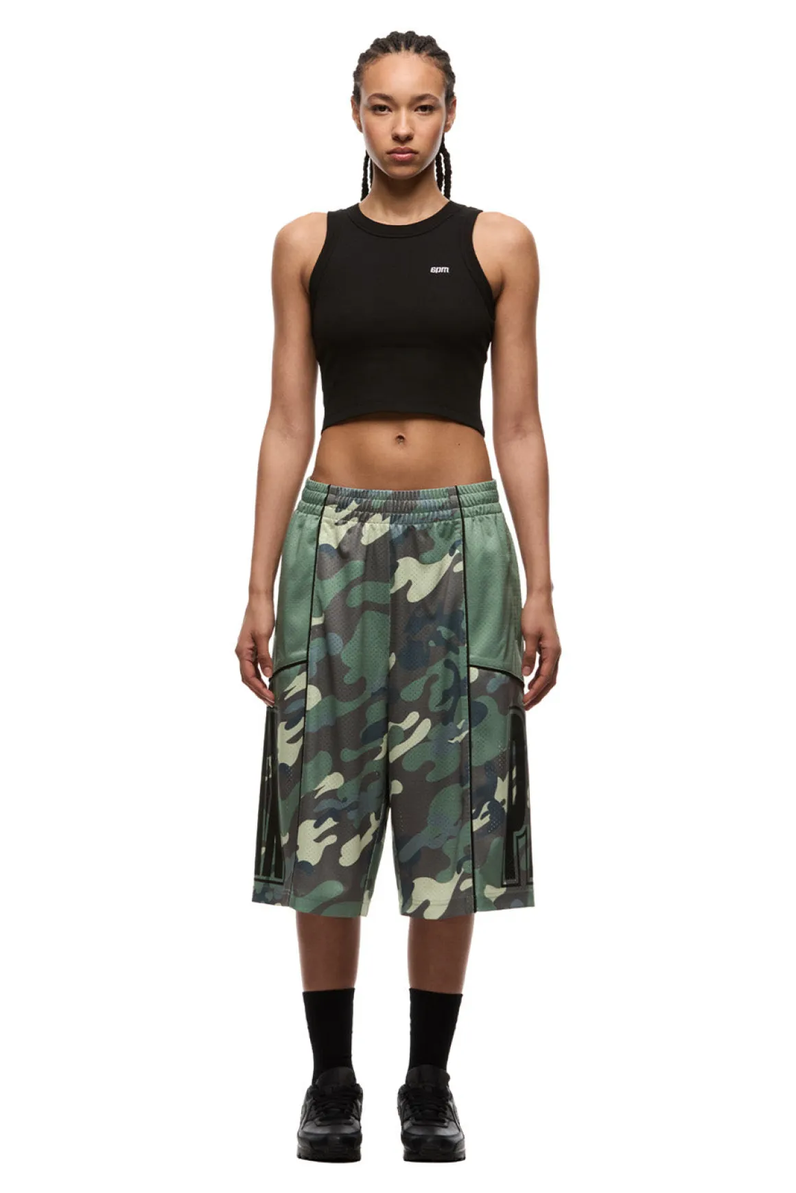 SIX MESH SHORTS PASTEL OLIVE