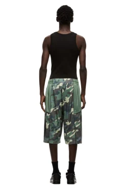 SIX MESH SHORTS PASTEL OLIVE