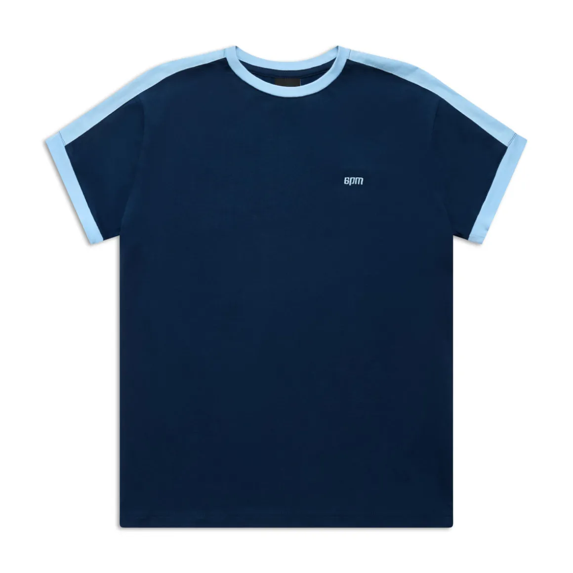 SLIM FIT RINGER TEE NAVY