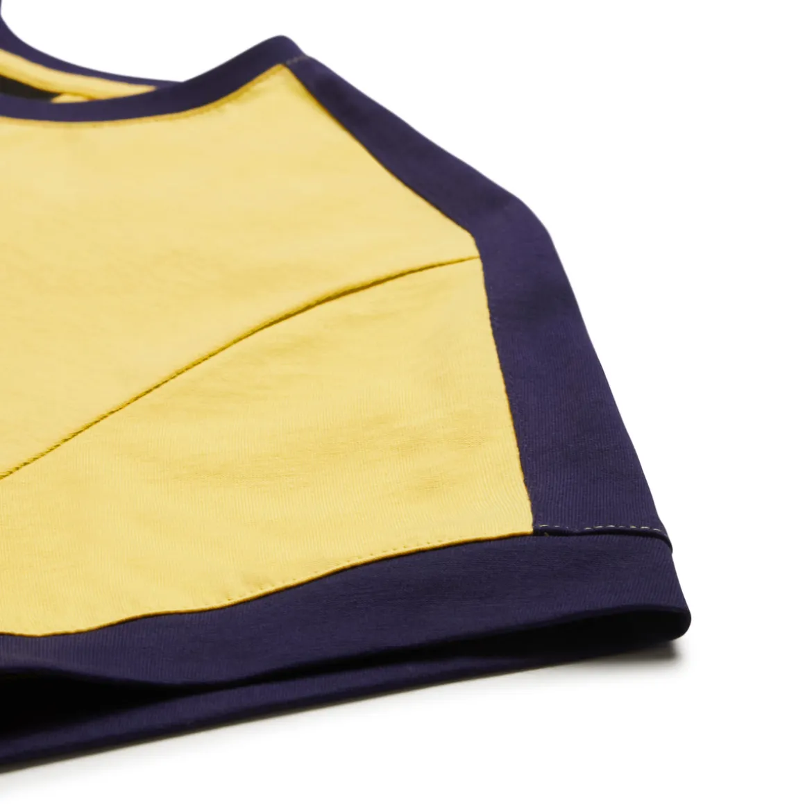 SLIM FIT RINGER TEE YELLOW