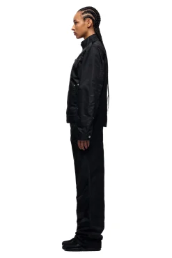 SLIM NYLON JACKET BLACK