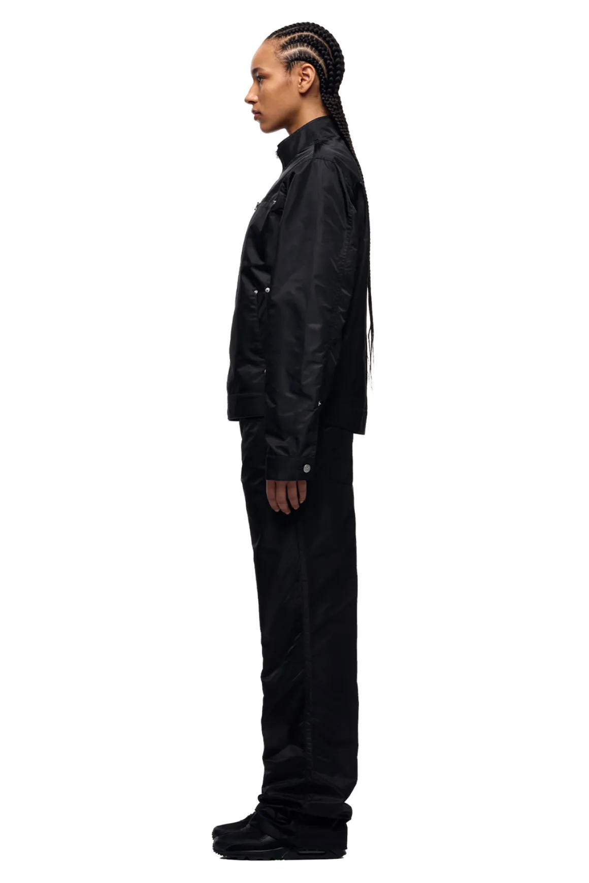 SLIM NYLON JACKET BLACK