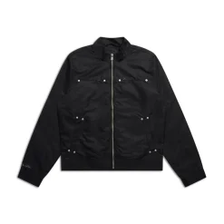 SLIM NYLON JACKET BLACK