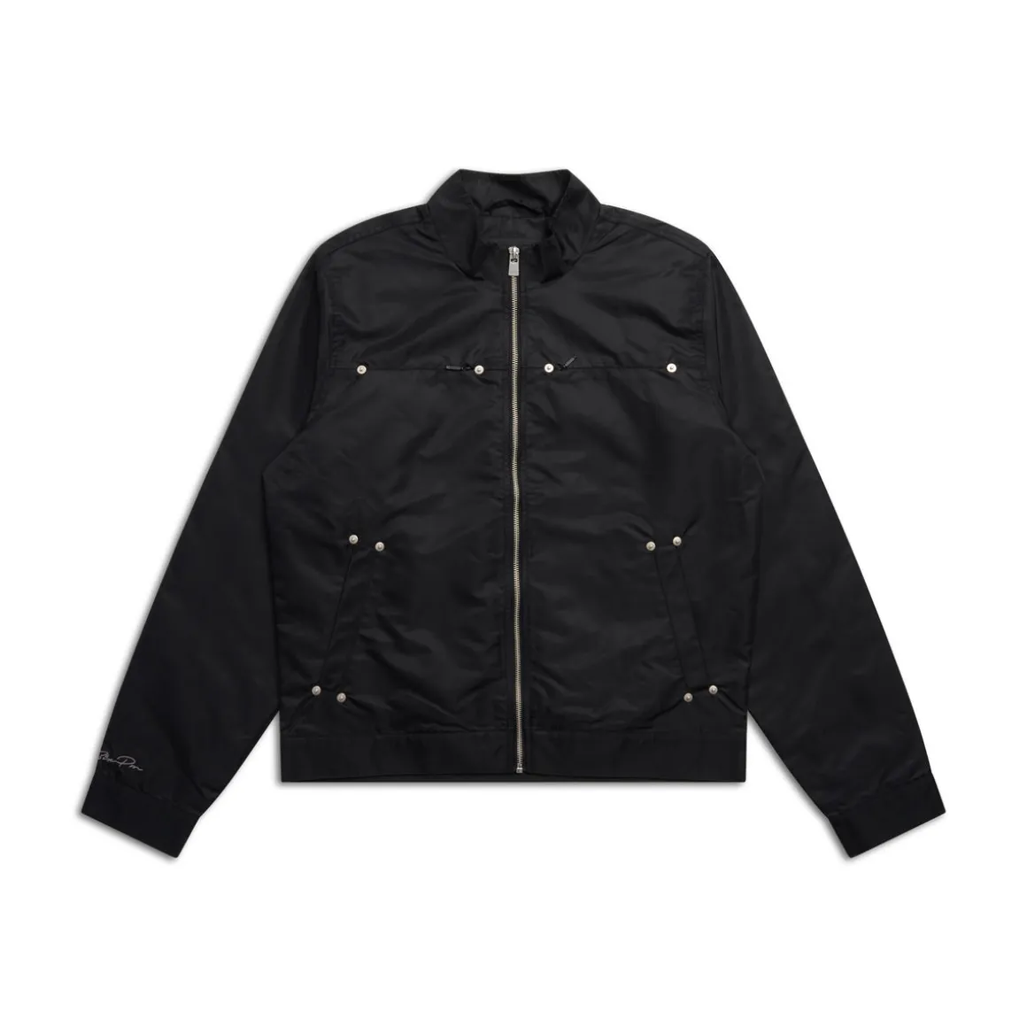SLIM NYLON JACKET BLACK