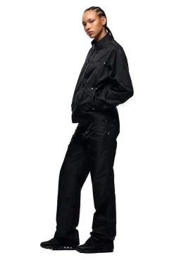 SLIM NYLON JACKET BLACK