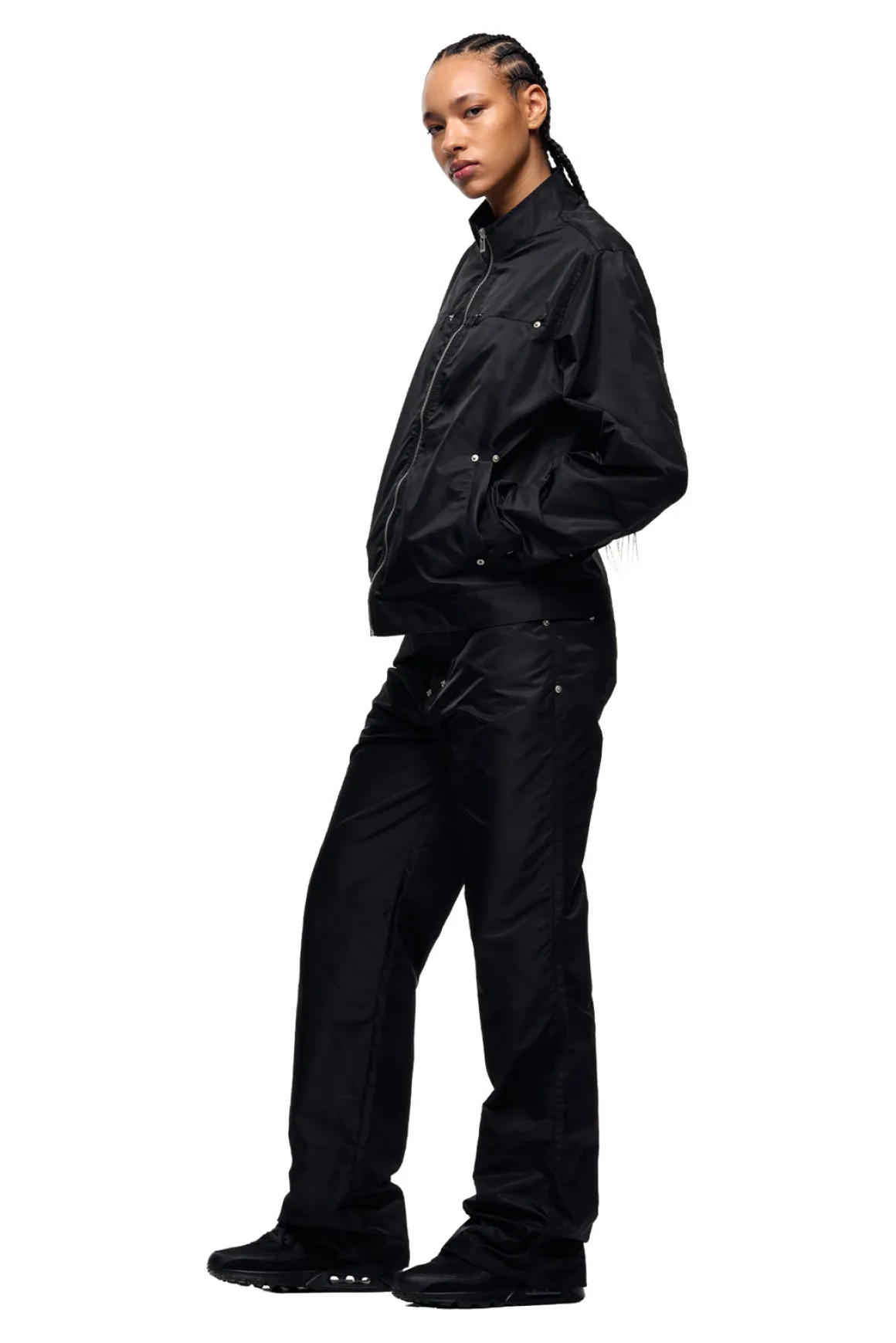 SLIM NYLON JACKET BLACK