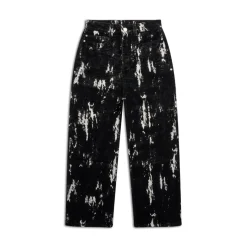 SPECKLED VELVET DENIM BLACK/WHITE
