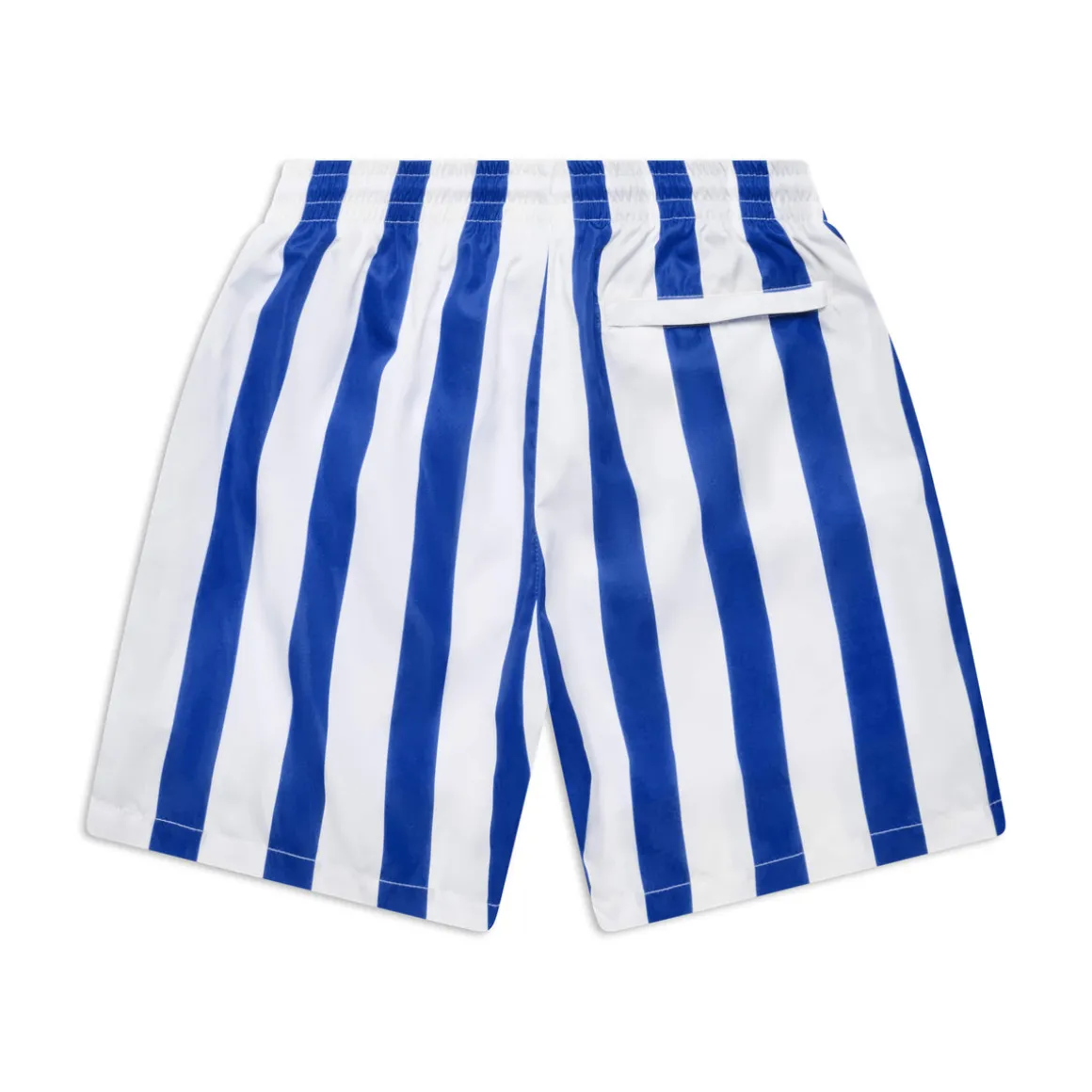 STRIPED SWIM SHORTS WHITE/NAVY