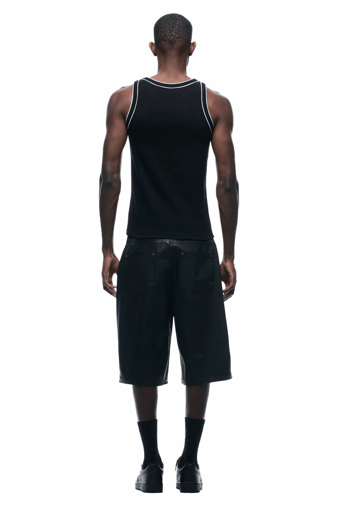 TANKTOP BLACK/WHITE