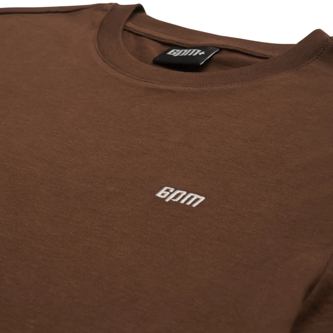 T-SHIRT REGULAR FIT CHOCOLATE BROWN