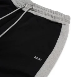 TWO TONE SWEAT SHORTS BLACK