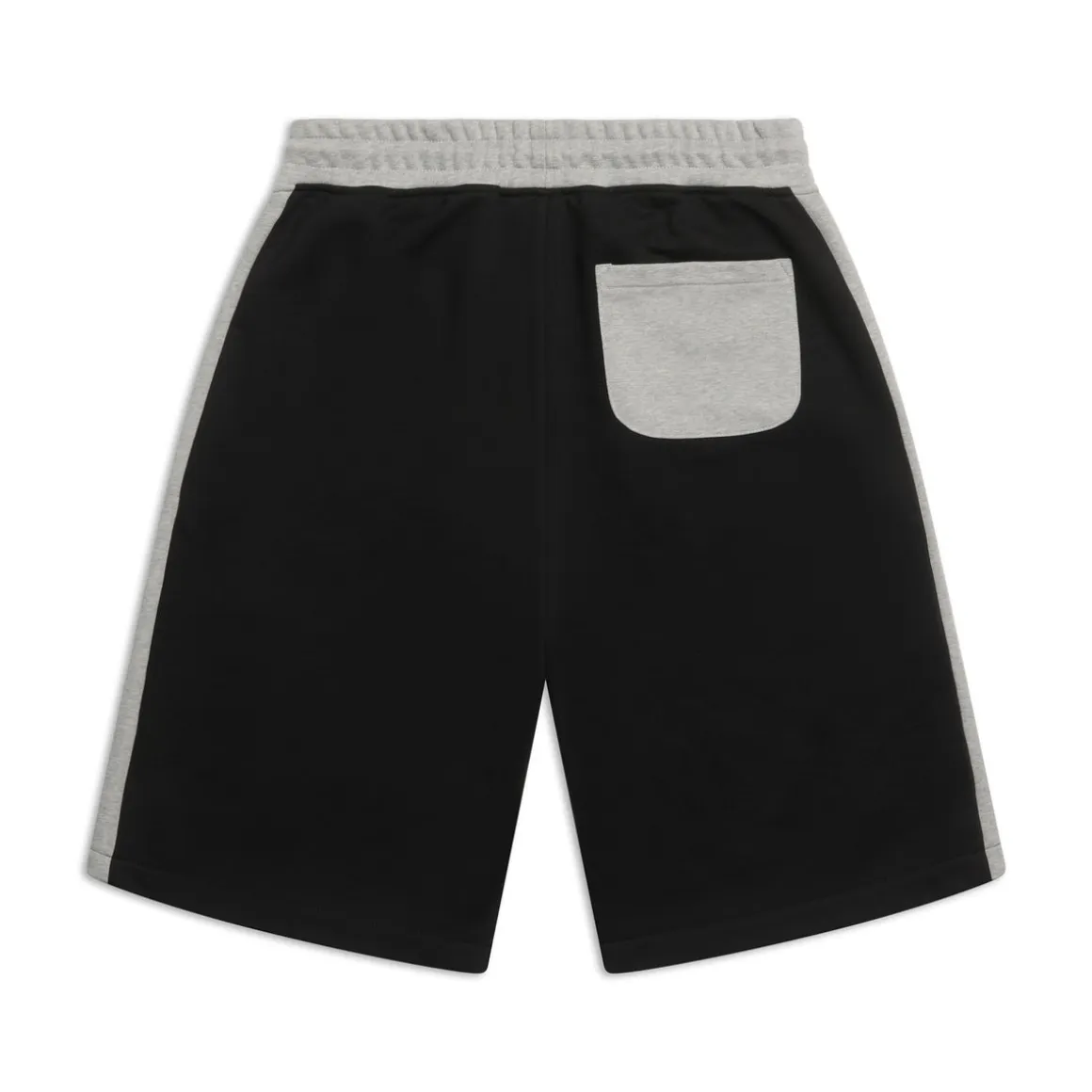 TWO TONE SWEAT SHORTS BLACK