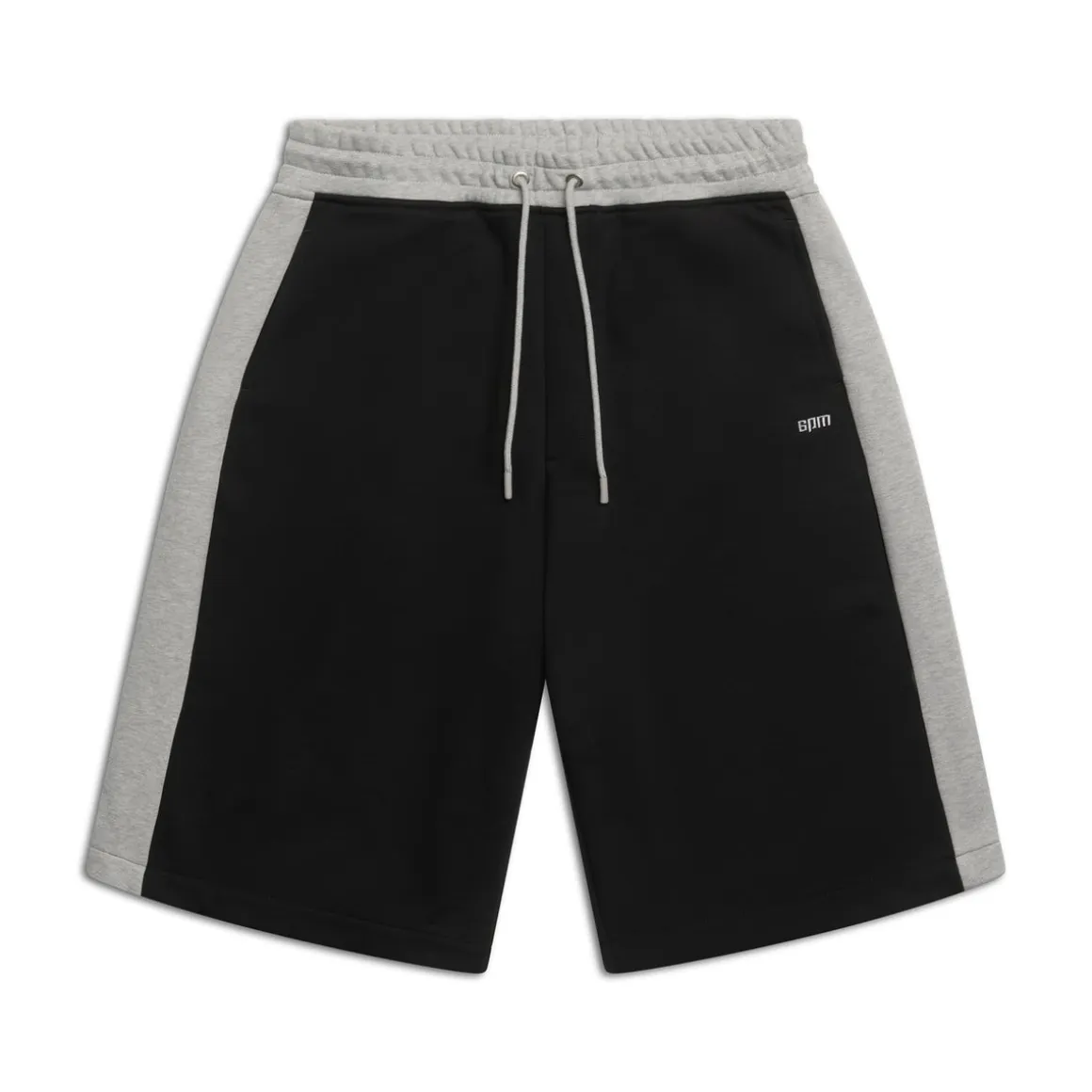 TWO TONE SWEAT SHORTS BLACK