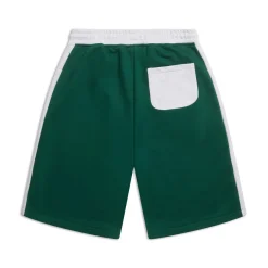 TWO TONE SWEAT SHORTS DARK GREEN