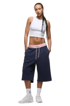 TWO TONE SWEAT SHORTS INK NAVY