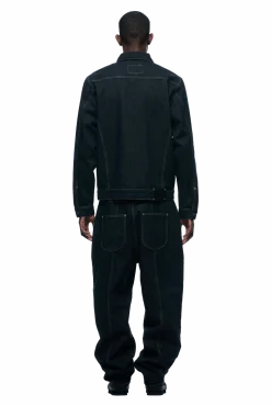 TYPE 6 DENIM JACKET BLACK RAW