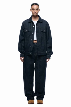TYPE 6 DENIM JACKET BLUE RAW