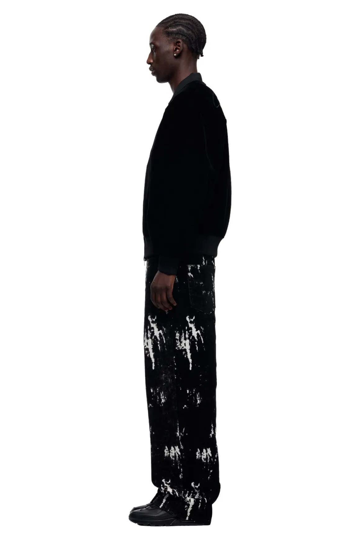 VELVET BOMBER BLACK
