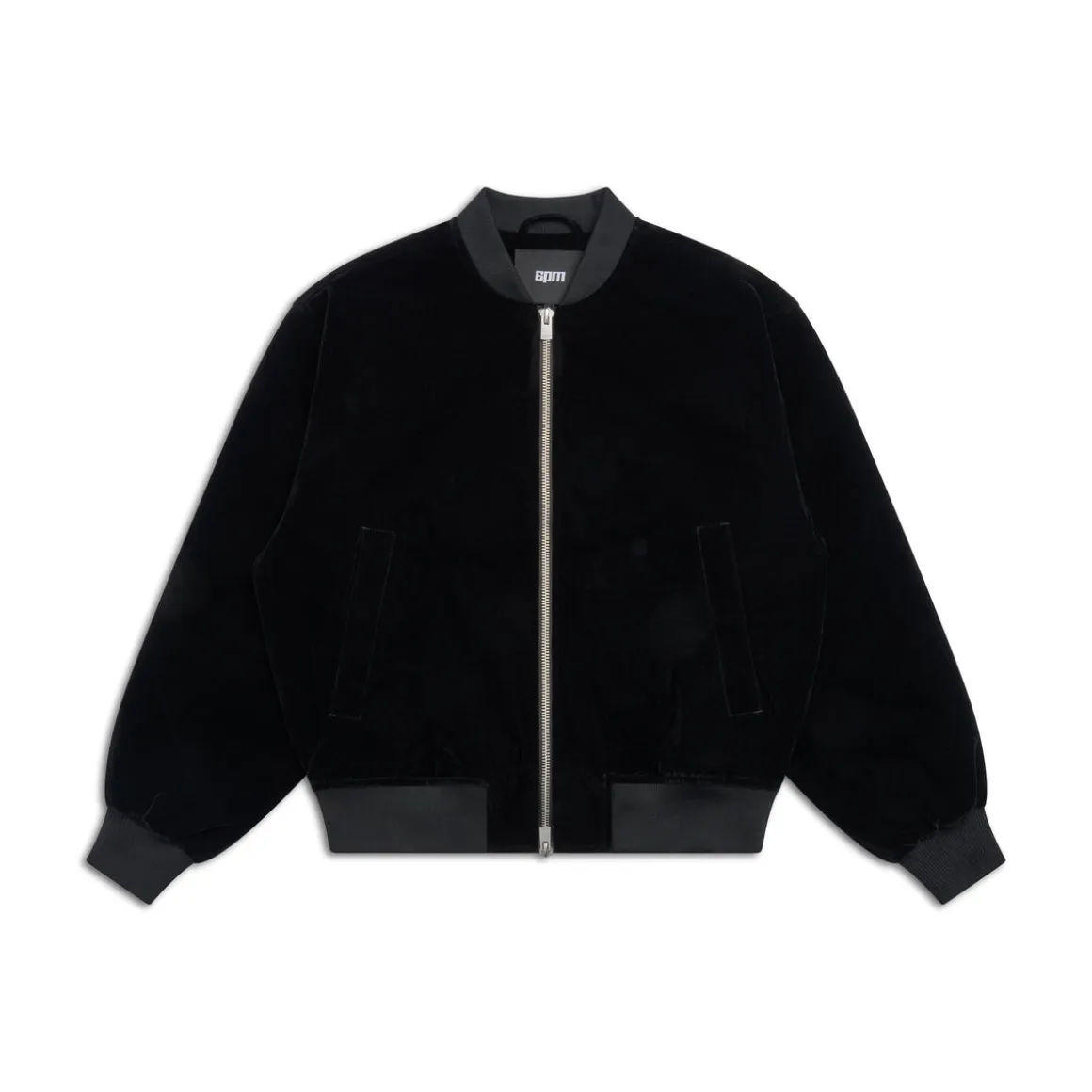 VELVET BOMBER BLACK