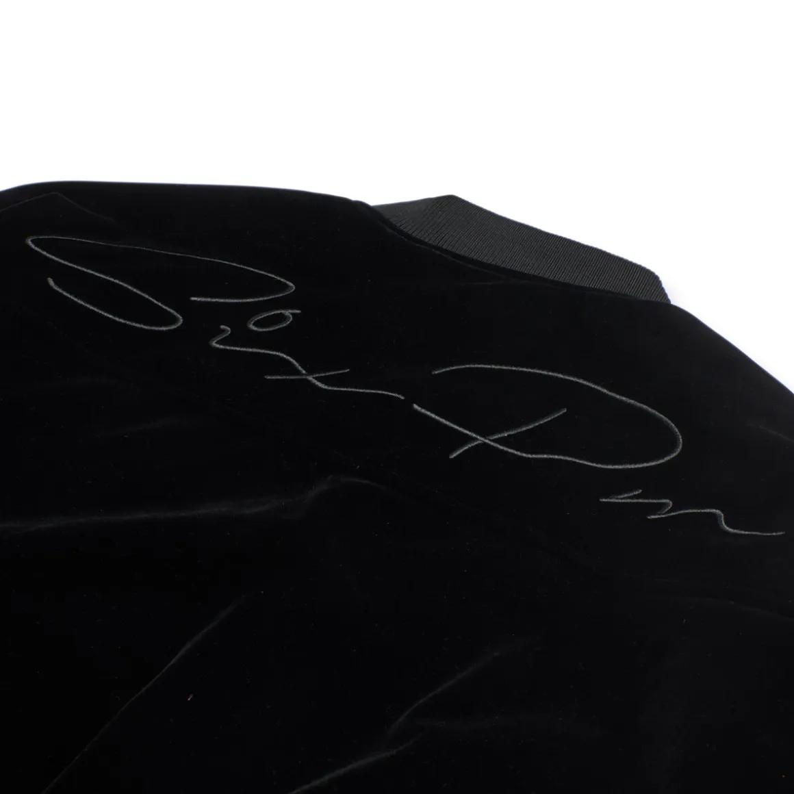 VELVET BOMBER BLACK