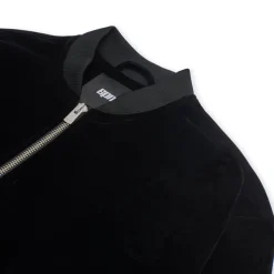 VELVET BOMBER BLACK
