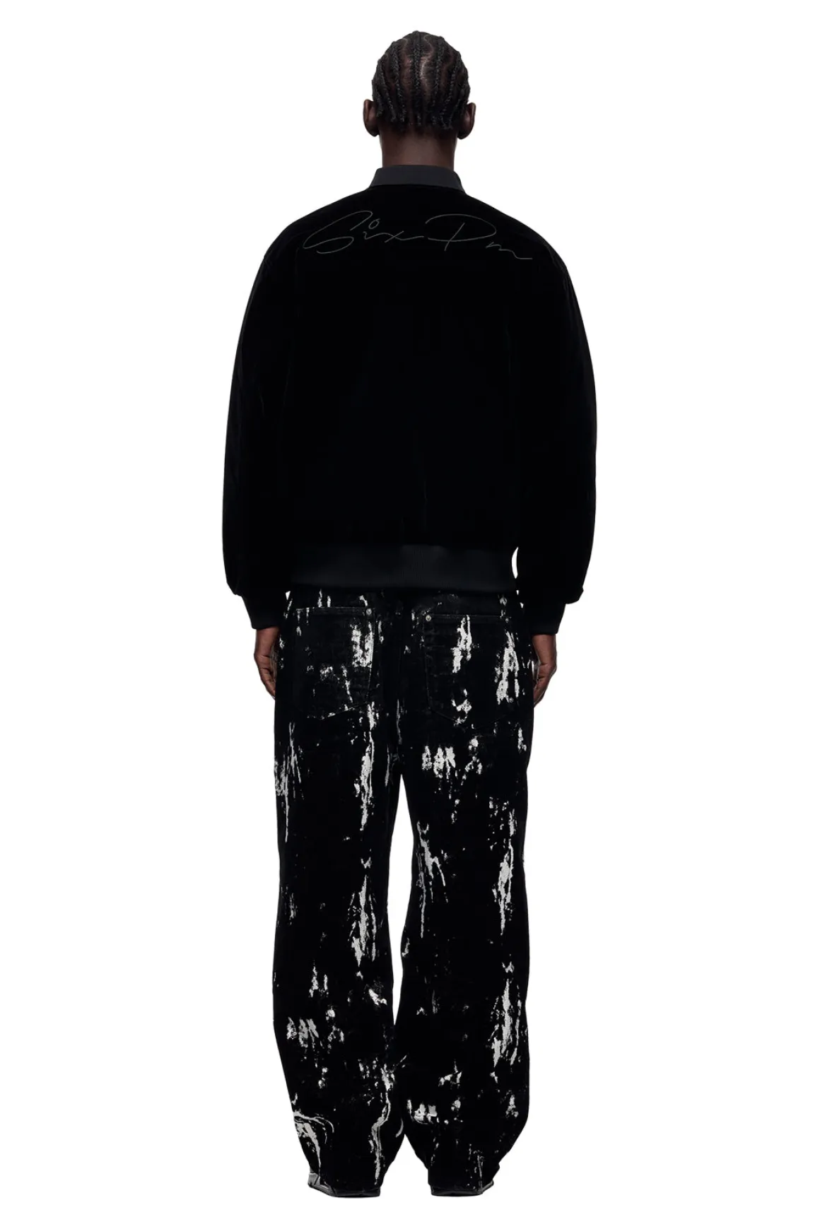 VELVET BOMBER BLACK