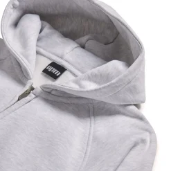 WAVE LOGO ZIP HOODIE LIGHT GREY