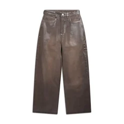 WAX COATED DENIM BROWN