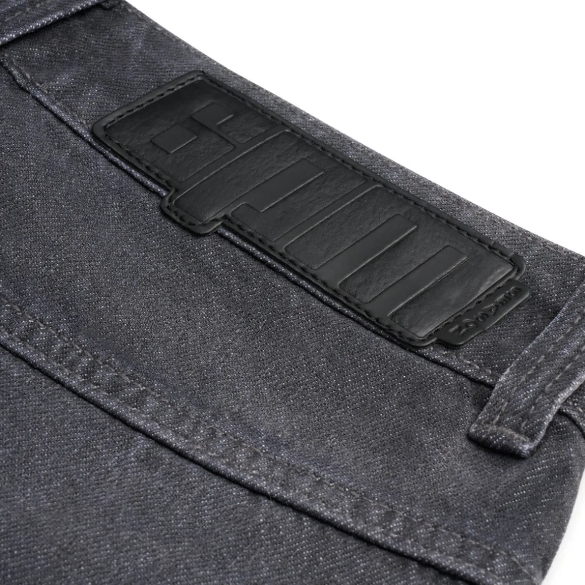 WAX COATED DENIM GREY