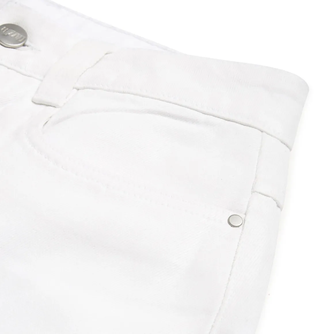 WAX COATED DENIM WHITE