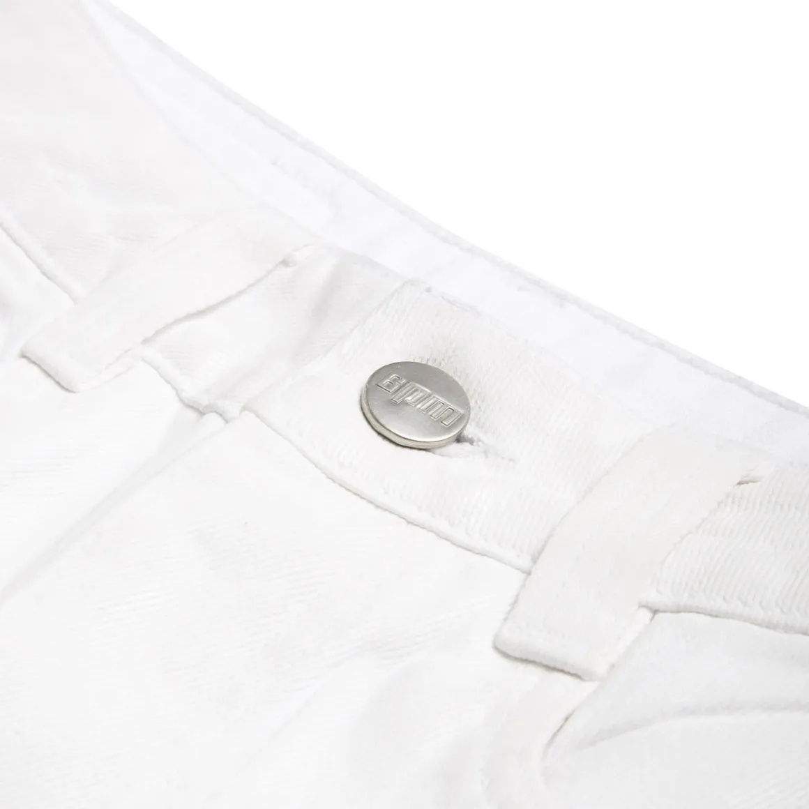 WAX COATED DENIM WHITE